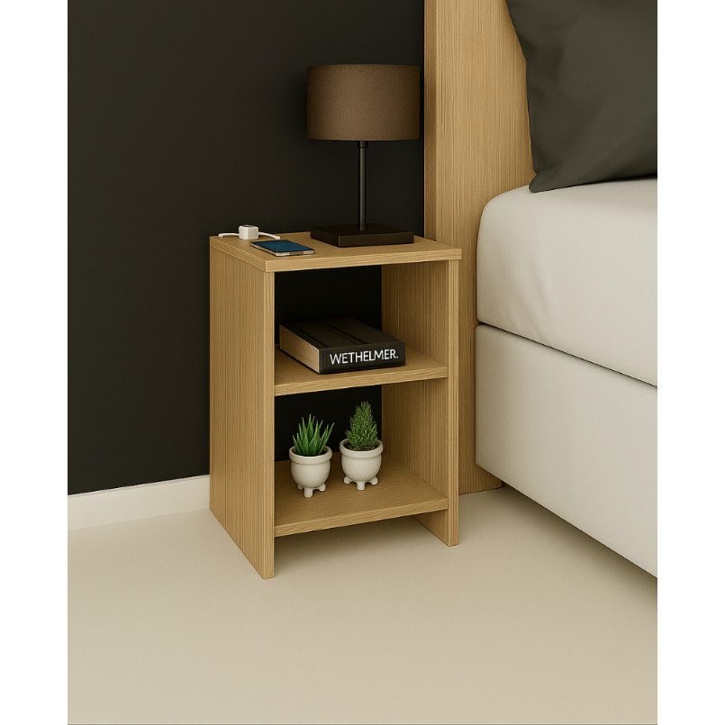 Mesa de Cabeceira nicho quarto sala 100% MDF Madeirado médio