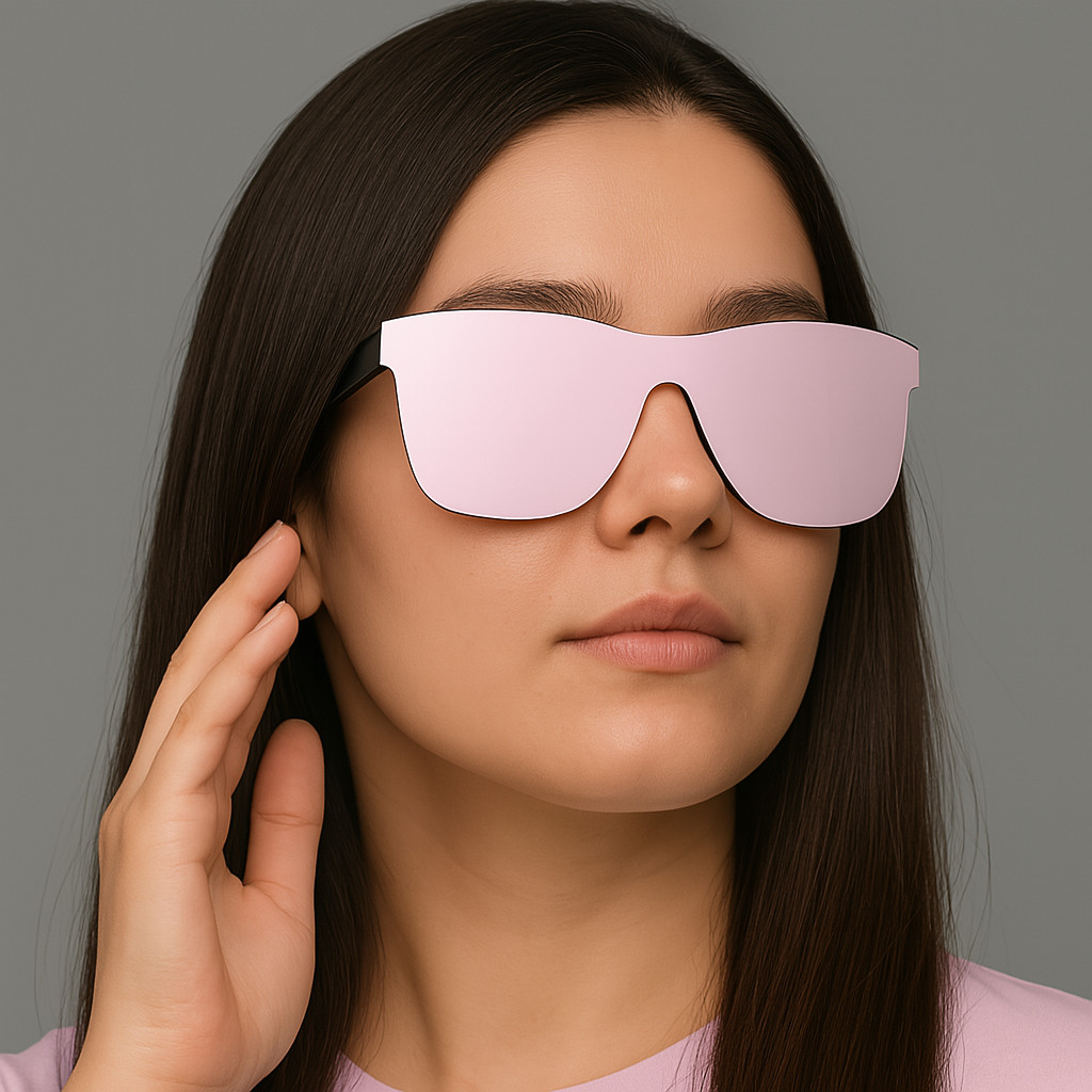 Óculos de Sol Moderno Espelhados Cores Unissex Proteção UV400 - Infinite Lente sem Divisao