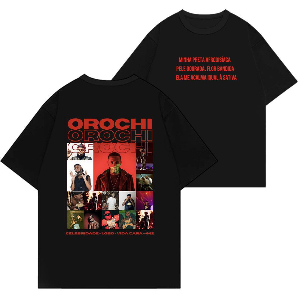 Camiseta Masculina&Feminina Orochi Collage Camisa Algodao Premium