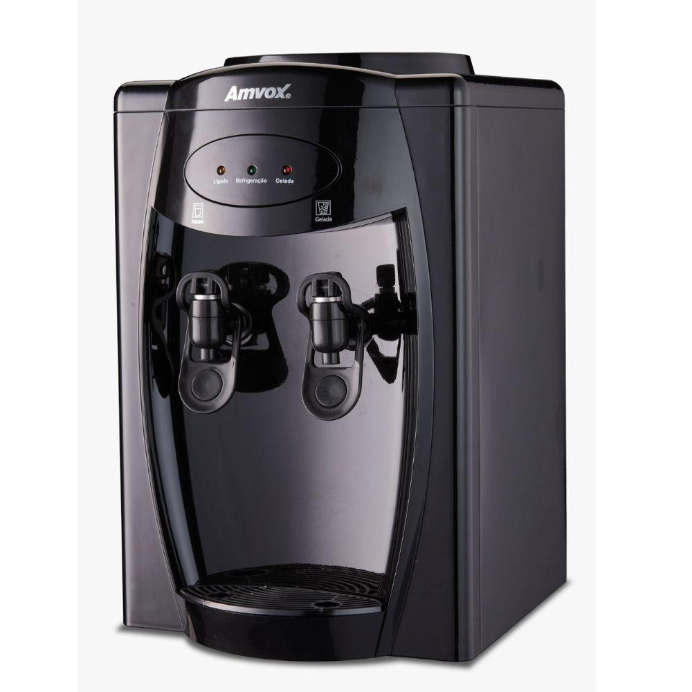 Bebedouro de Mesa Amvox ABB510 Preto em Oferta na Shopee