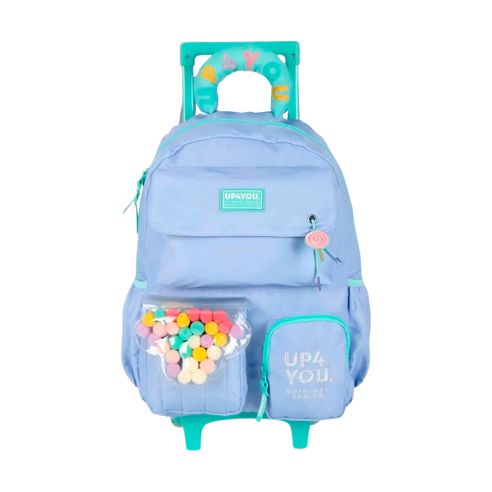 Mochila Up4you Rodinha Lilás - Comprar com Melhor Preço em Anéis