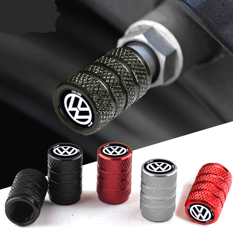 Volkswagen 4Pcs/Set Válvulas Para Pneus VW Polo 9n 9n3 gol g5 g4 g3 g6 Nivus Fox Novo Carocha Virtus
