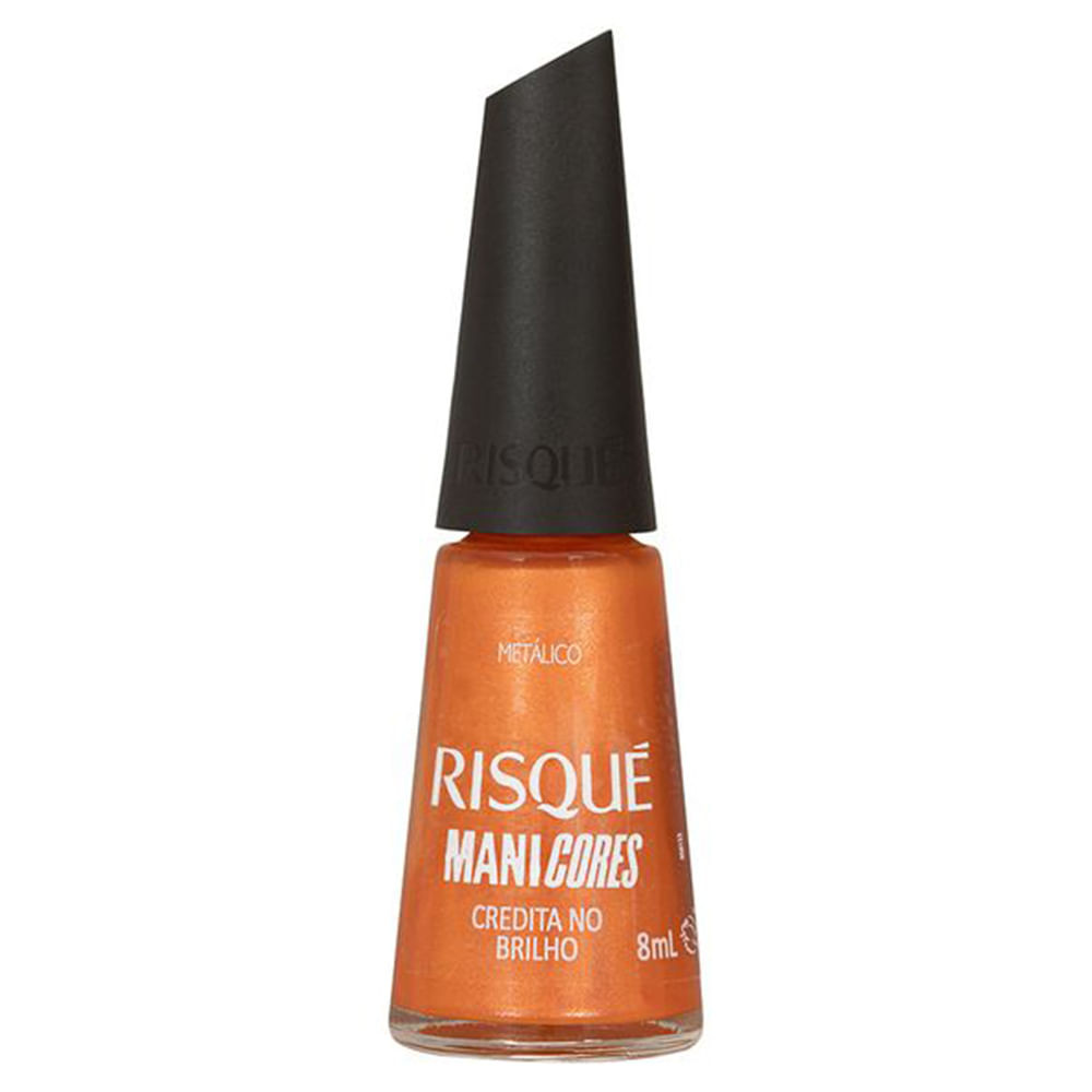 Esmalte Risqué ManiCores Credita No Brilho Metálico 8 ml - Beauty
