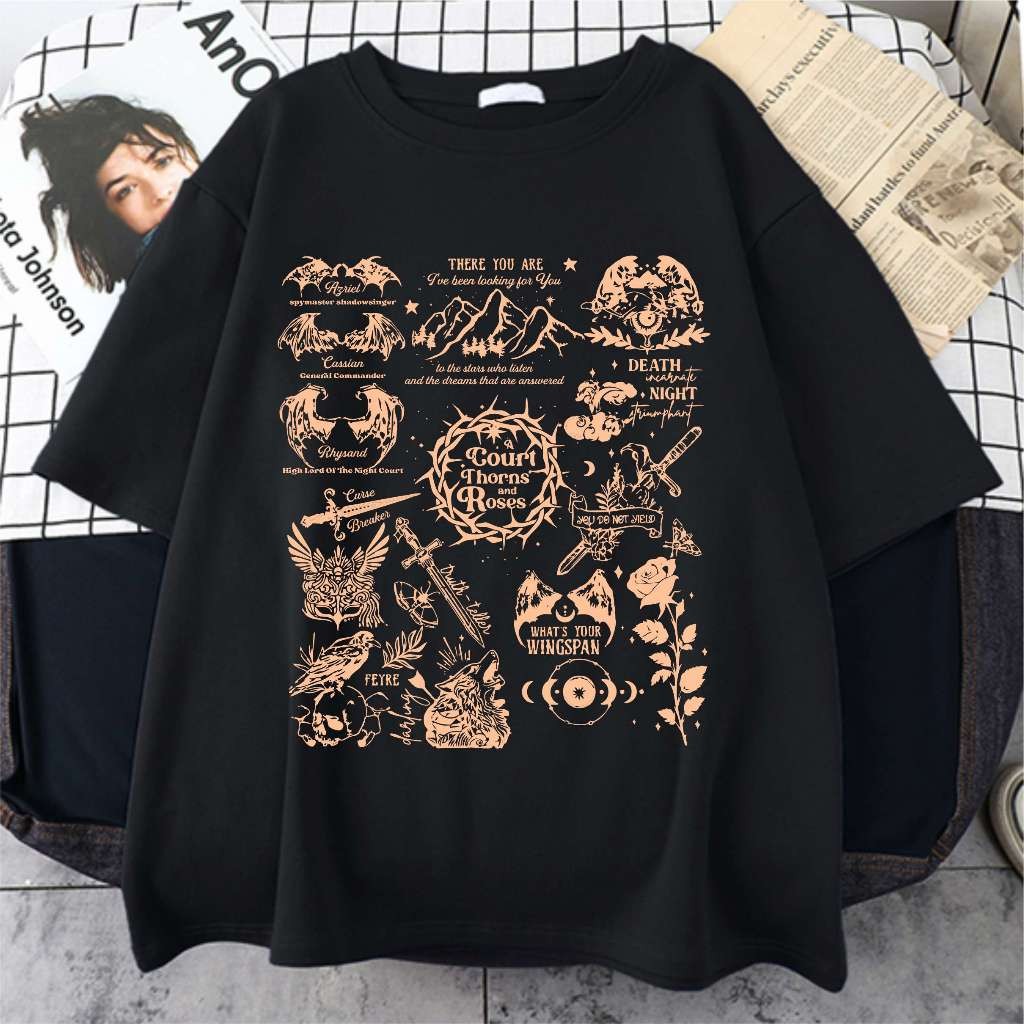 Camiseta Camisa Unissex Bookstan Livros Acotar Velaris