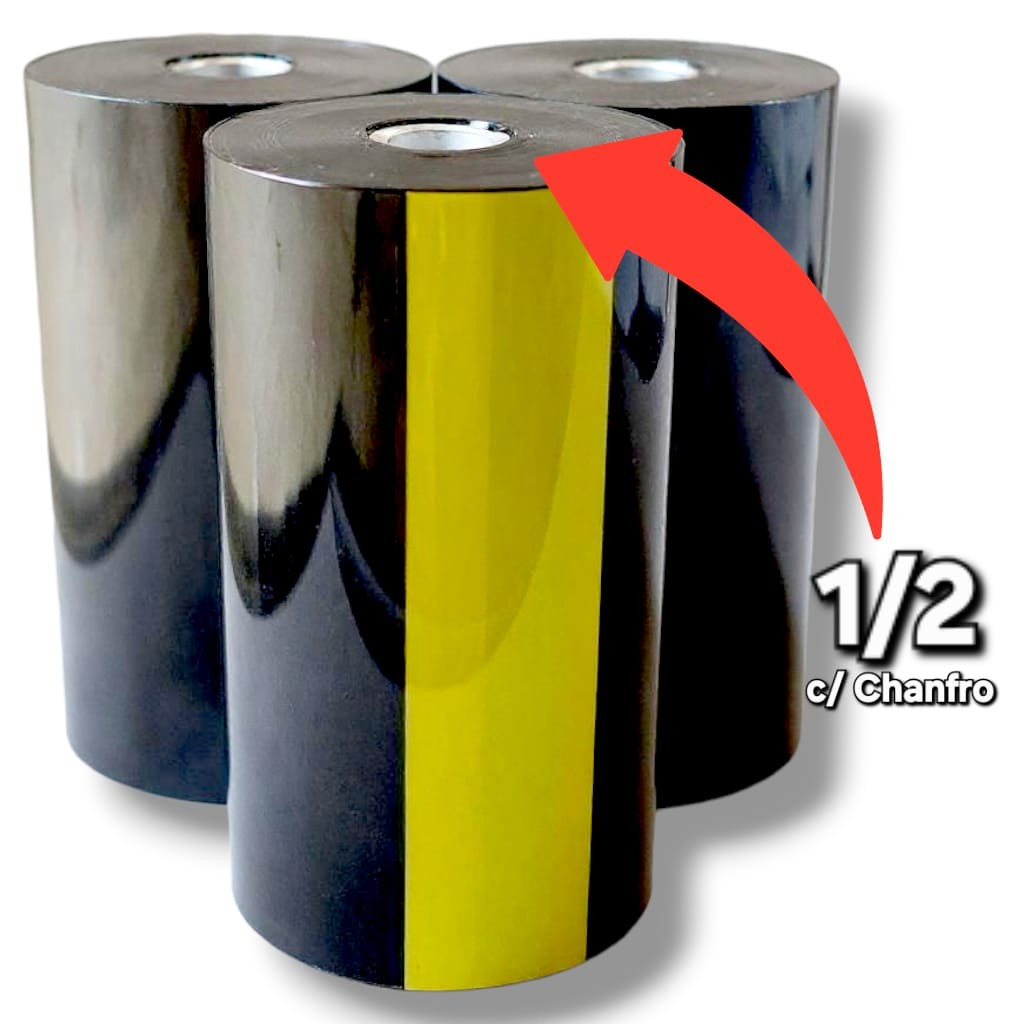 RIBBON CERA PREMIUM 110X300 TUB 1/2 Zebra Datamax Bematech Sato