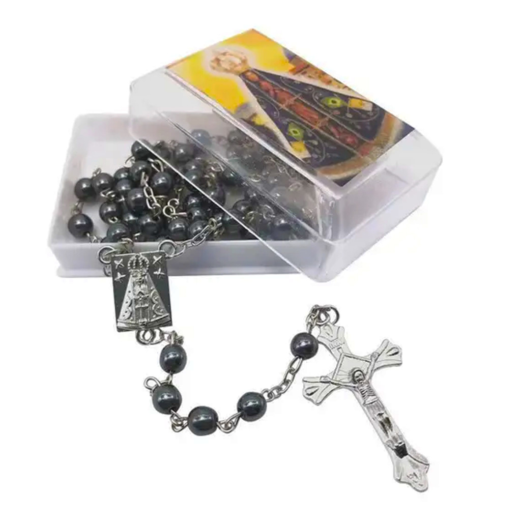 Terço Nossa Senhora Aparecida Hematita Terço Católico