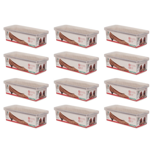 Caixa Organizadora Multiuso Sapatos Tênis Ordene Pequena Kit com 12 unidades