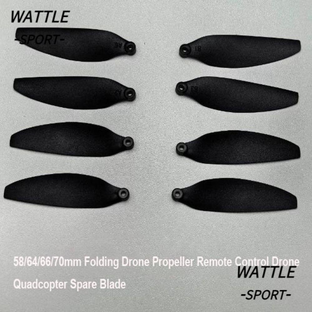 Peças De Drone De Controle Remoto WATTLE , Hélice Dobrável De Café Preto De 58/64/66/70 Mm , Universal