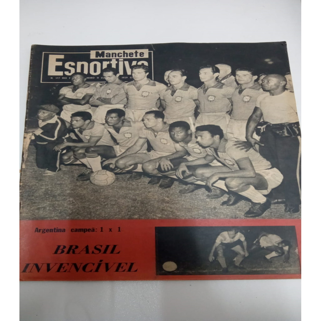 Revista manchete esportiva -  dezembro de 1959- nr177 autor Revista manchete esportiva