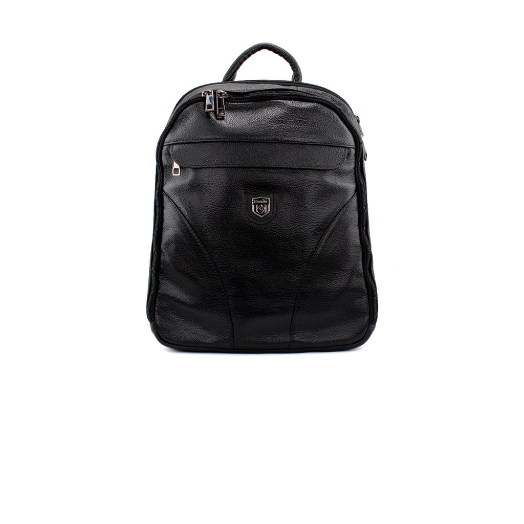 Mochila Masculina Couribi Porta Notebook Couro Preto