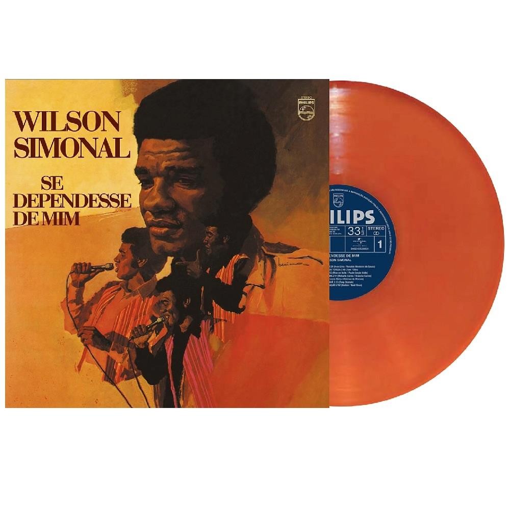 Vinil Wilson Simonal - Se Dependesse de Mim 1972 (Laranja Translúcido) - Hobbies & Collections