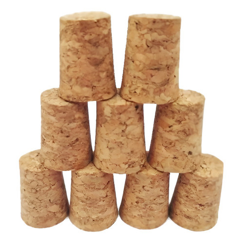 Rolha Cortiça 10un Para Garrafas Vinho Cerveja Mel