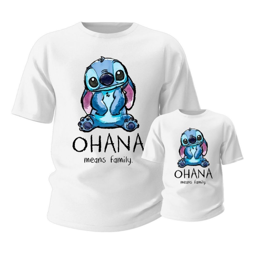Camiseta Unissex Camiseta Feminina Masculina Estampada Lilo E Stitch Novidade
