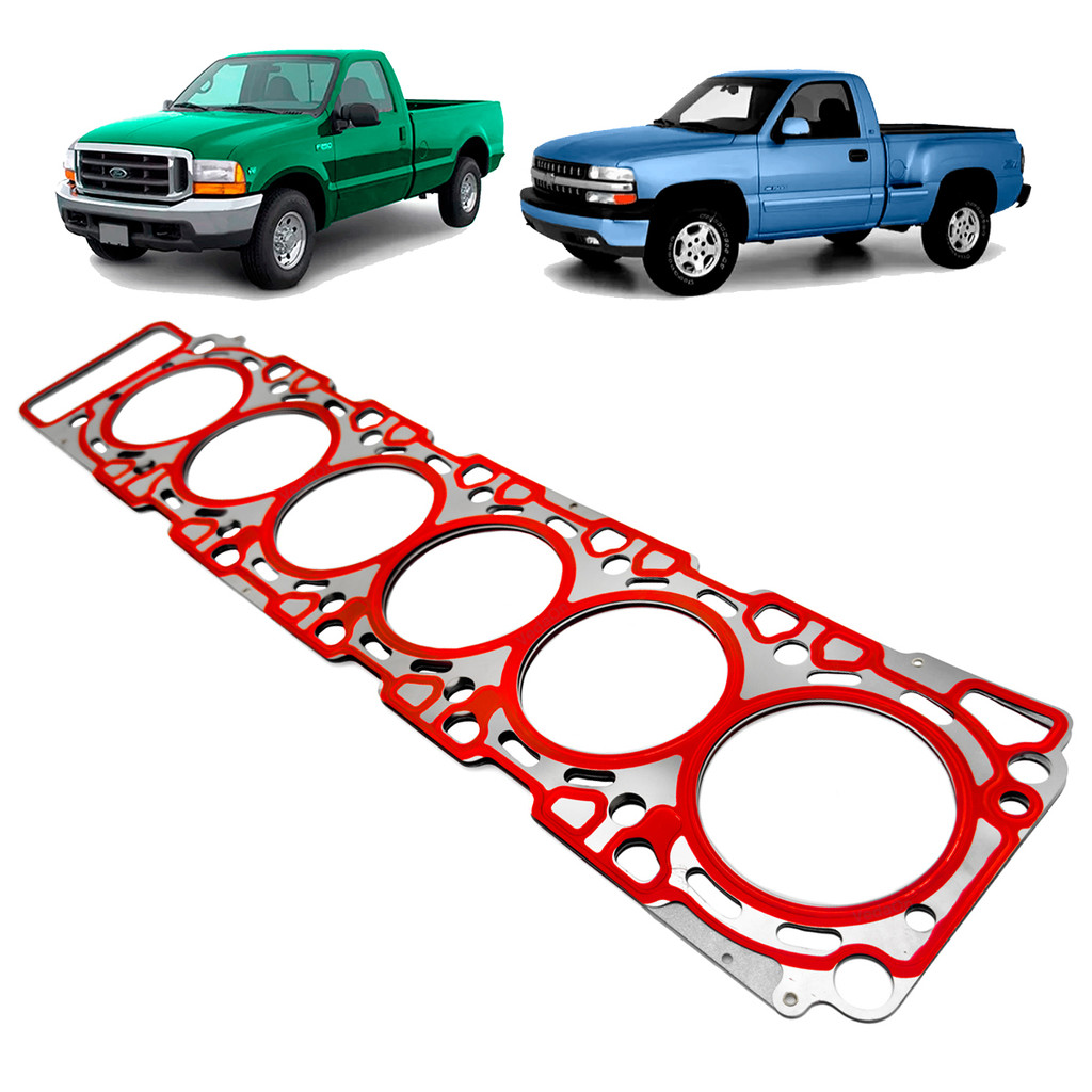 Junta Cabeçote Inox Sob Medida Silverado F250 Mwm Volare Sprint 6.07 6 Cil