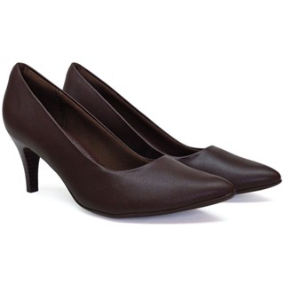 Sapato Scarpin Feminino Piccadilly Alto Fino Confort Macio em Oferta na Shopee