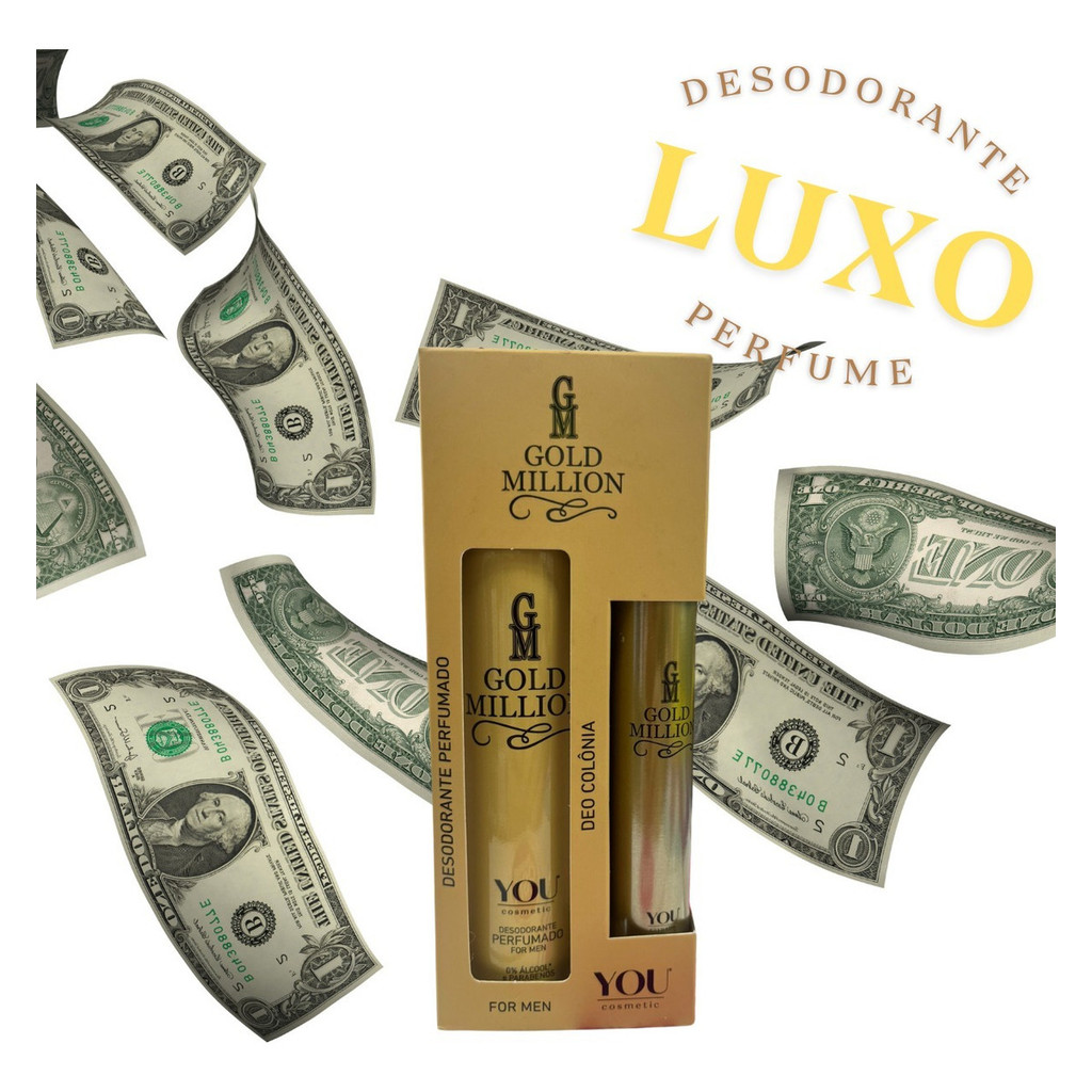 Kit Presente Masculino Perfume+desodorante Perfume Marcante Premium