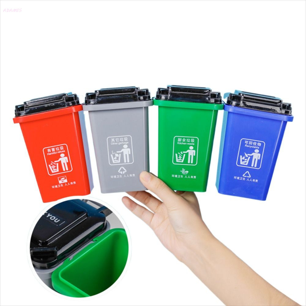 ADAMES Lixeira Modelo Organizador De Mesa Kawaii Educação Brinquedo Infantil Para Mini