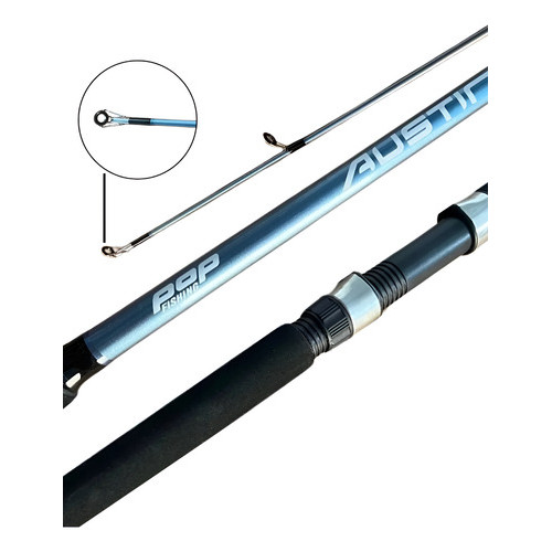 Vara Molinete Pesca Pacu Tambaqui Tamba Pintado Pampo Anchova 2,40mt 60lbs