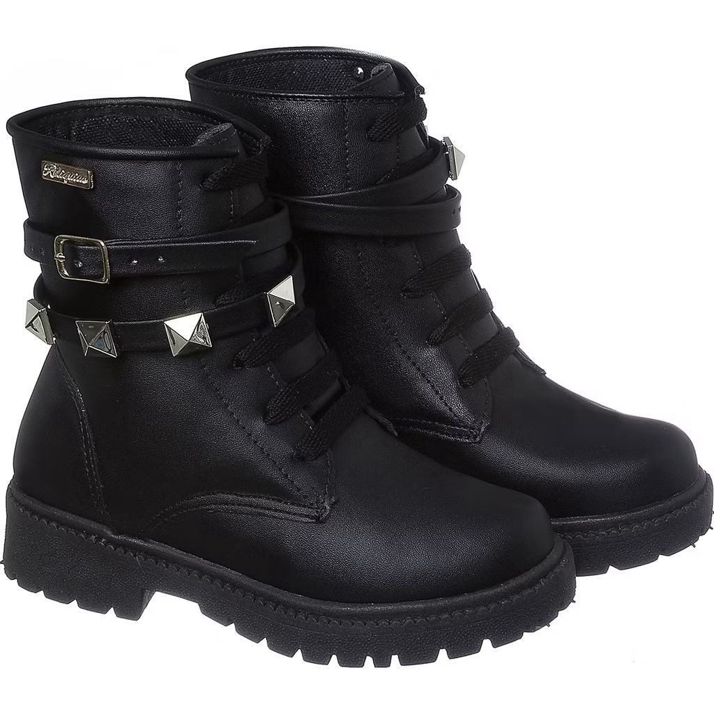 Bota Infantil Feminina e Masculina Confortável Moda Inverno Cano Curto Antiderrapante