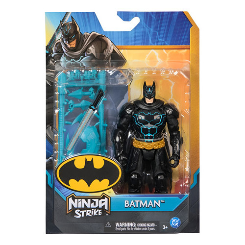 Action Figure Articulada Batman Ninja Strike Com Acessorios