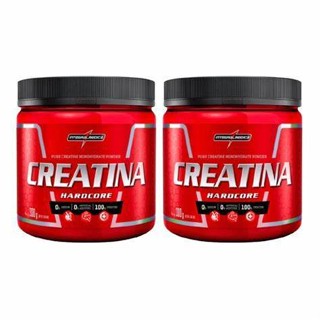 Kit 2x Creatina Hardcore 300g Integralmedica - Melhora no treino em Oferta na Shopee