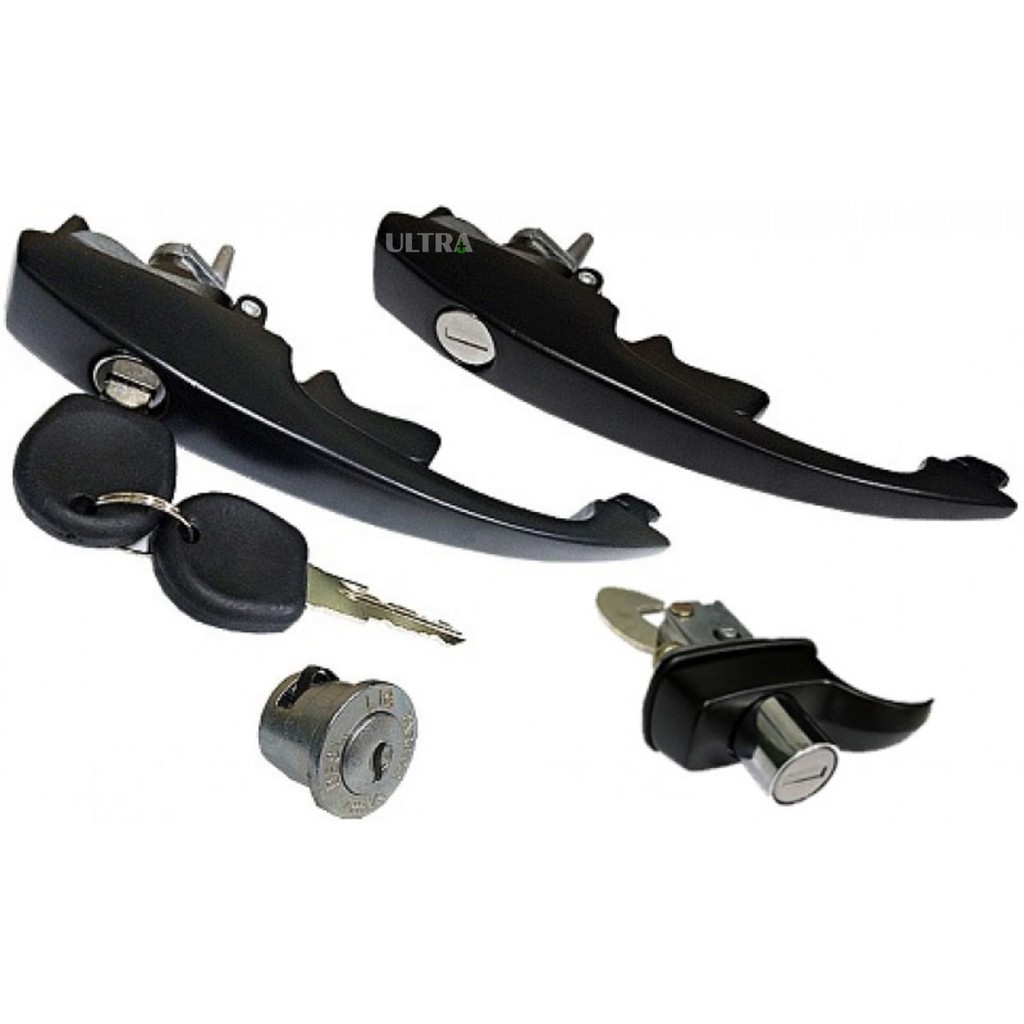 Kit Par Maçaneta Porta + Cilindro Ignição + Tampa Motor para VW Fusca - 1978 em diante - Mesmo Segredo (Atemis JG0143) em Oferta na Shopee