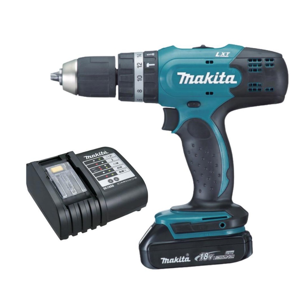 Furadeira Parafusadeira De Impacto 1/2pol A Bat. Makita DHP453Y002 18v
