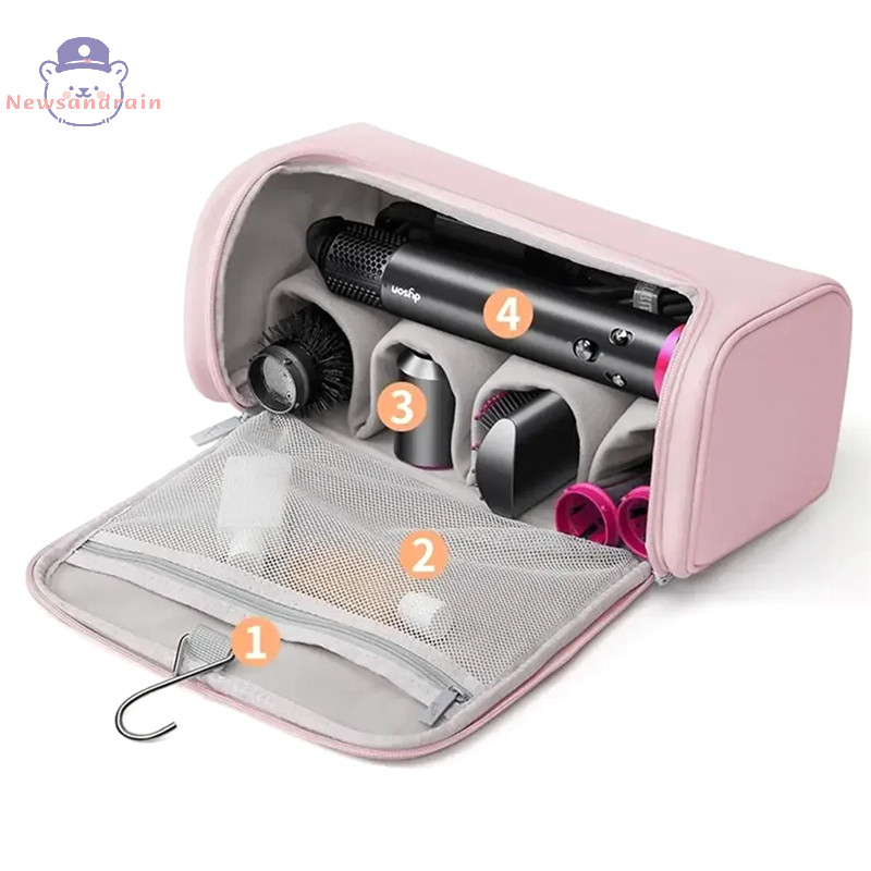 newsandrain Estojo De Secador De Cabelo Com Gancho Oculto , Portátil , Antiderrapante , Ferramentas , À Prova D'água , G em Oferta na Shopee