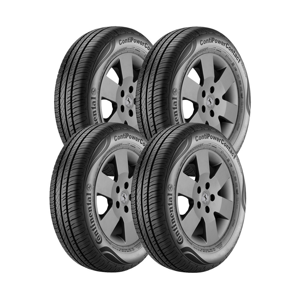Jogo 4 Pneus Continental Aro 14 ContiPowerContact 175/65R14 82T em Oferta na Shopee