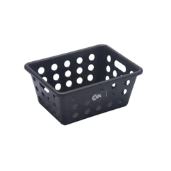 Cesta One Pequena 18,6 x 14,2 x 8,2 cm Preto Coza Brinox - 10808/0008