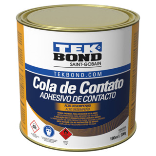 Cola de Contato Tekbond 200g Ideal para Couro, Borracha, EVA, Courvim, Fitas Borda e MDF em Oferta na Shopee