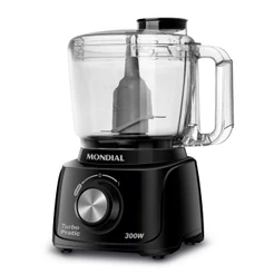 Mini Processador Mondial Turbo Pratic 127v 500mL Preto MP-16-B