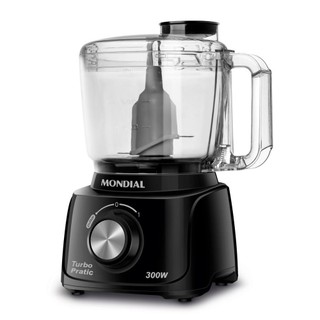 Mini Processador Mondial Turbo Pratic 127v 500mL Preto MP-16-B