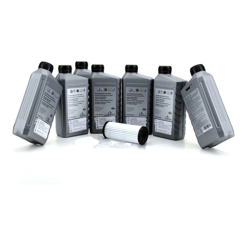 Kit 8 Oleo Cambio Automatico+ Anel Dsg Jetta Tsi Original Vw