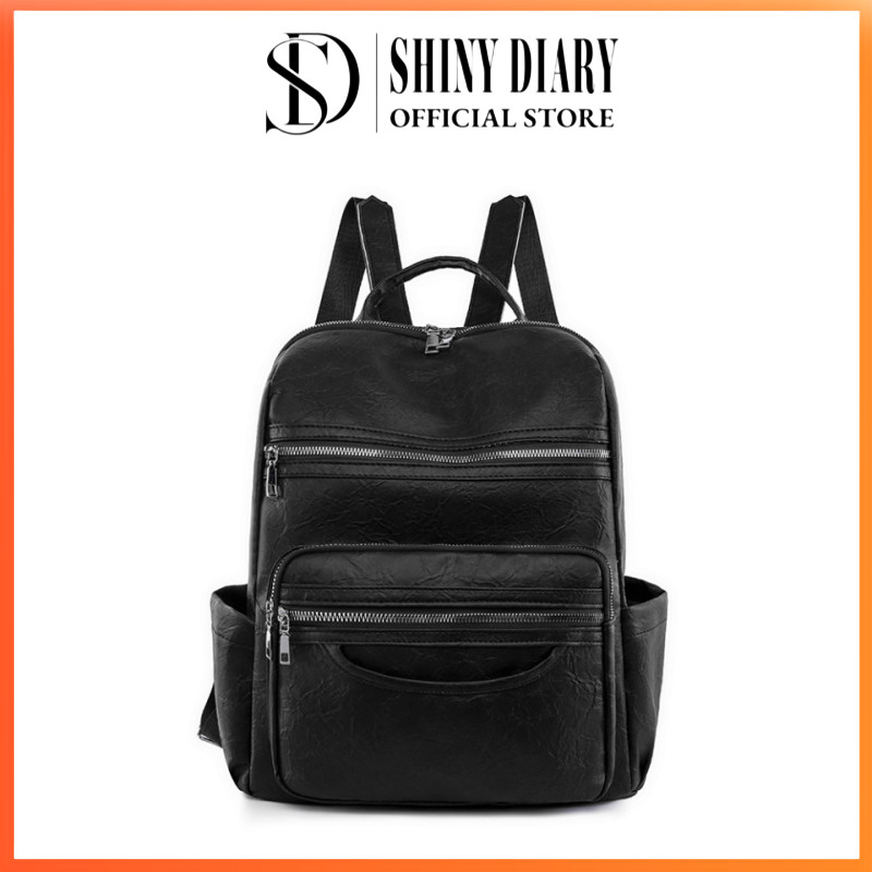 ShinyDiary Bolsa De Costas Couro Social Feminina Elegante Reforçada Top em Oferta na Shopee