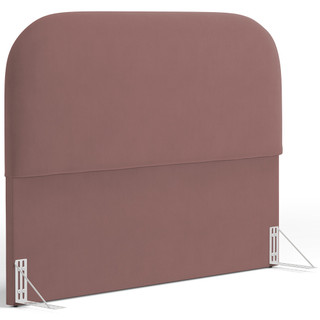 Cabeceira Cama Box King 195cm Orgânica Lanna W01 Suede Rosê - Lyam Decor em Oferta na Shopee