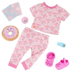 Conjunto de Roupa Our Generation Pijama Dreaming of Donuts