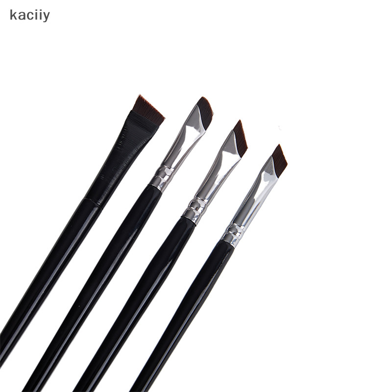 Kaciiiy 6 Pcs Upgrade Blade Eyeliner Escova Para Sobrancelhas Ultra Fina Ângulo Fino Lisa Sob Os Olhos Colocar De Maquiagem BR