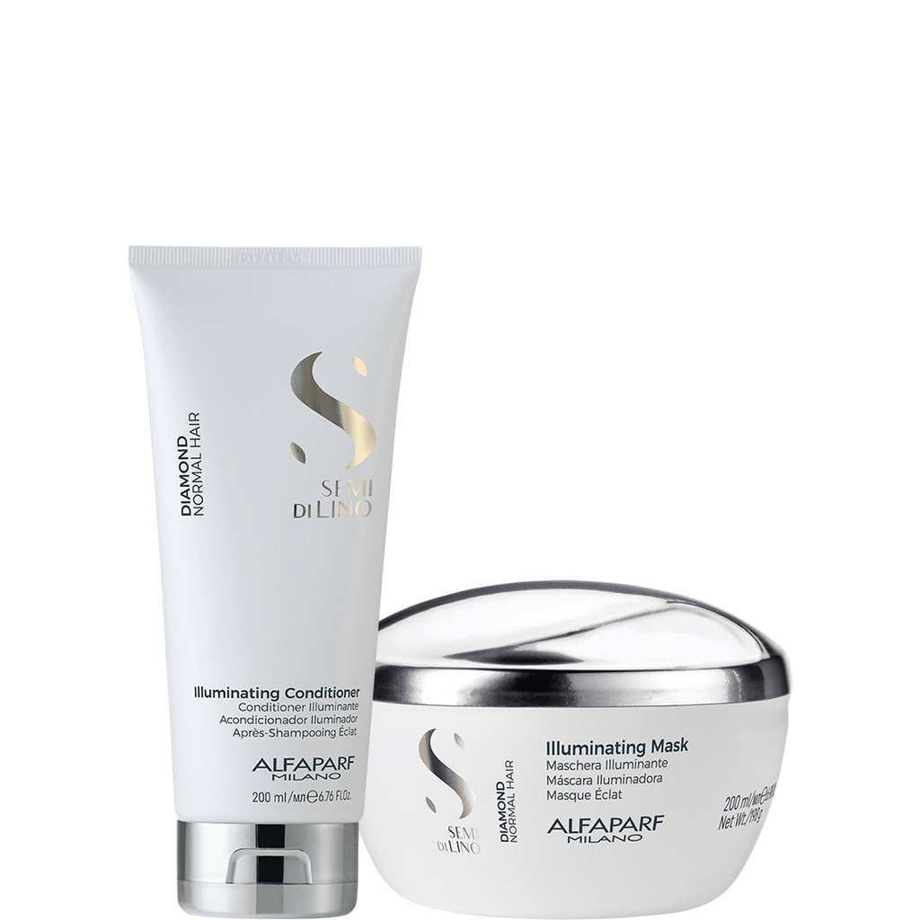 Kit Diamond Máscara e Condicionador - Alfaparf em Oferta na Shopee