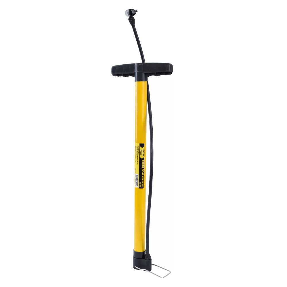Bomba de Ar P/ Encher Pneu de Bicicleta Vertical 50cm Fertak