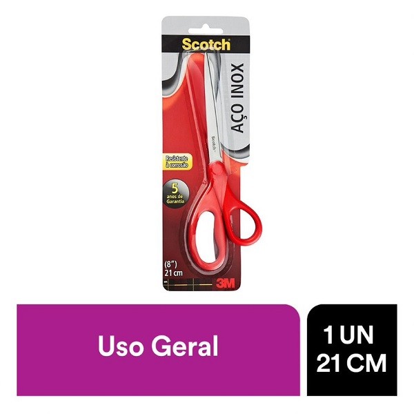 Tesoura USO Geral SCOTCH 21CM - 3M