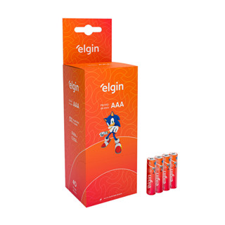 Tubo Pilha Zinco Aaa Elgin R03P 1,5v Alta durabilidade 40 Unidades Kit em Oferta na Shopee