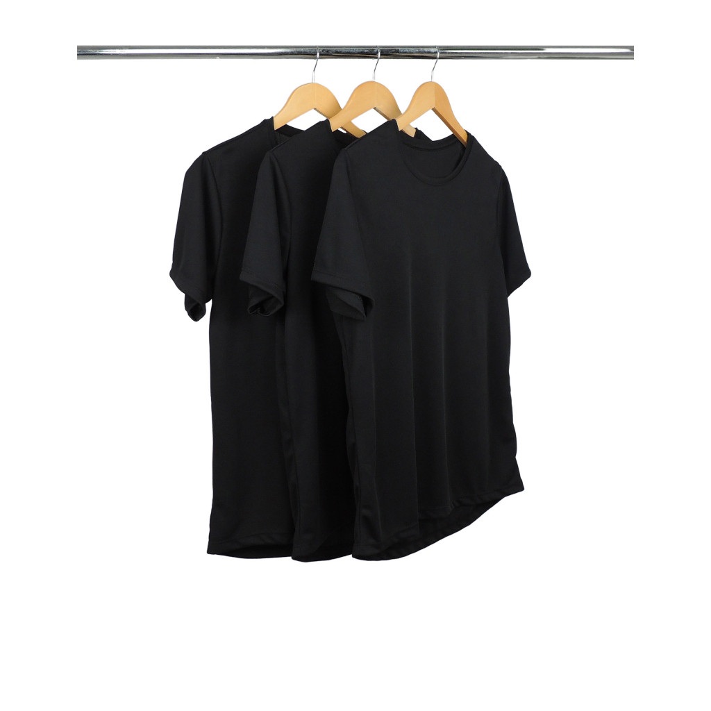 KIT 3 CAMISETAS basicas cor preta algodão fio 30.1 costura reforçada *são 3 camiseta* com preço de atacado
