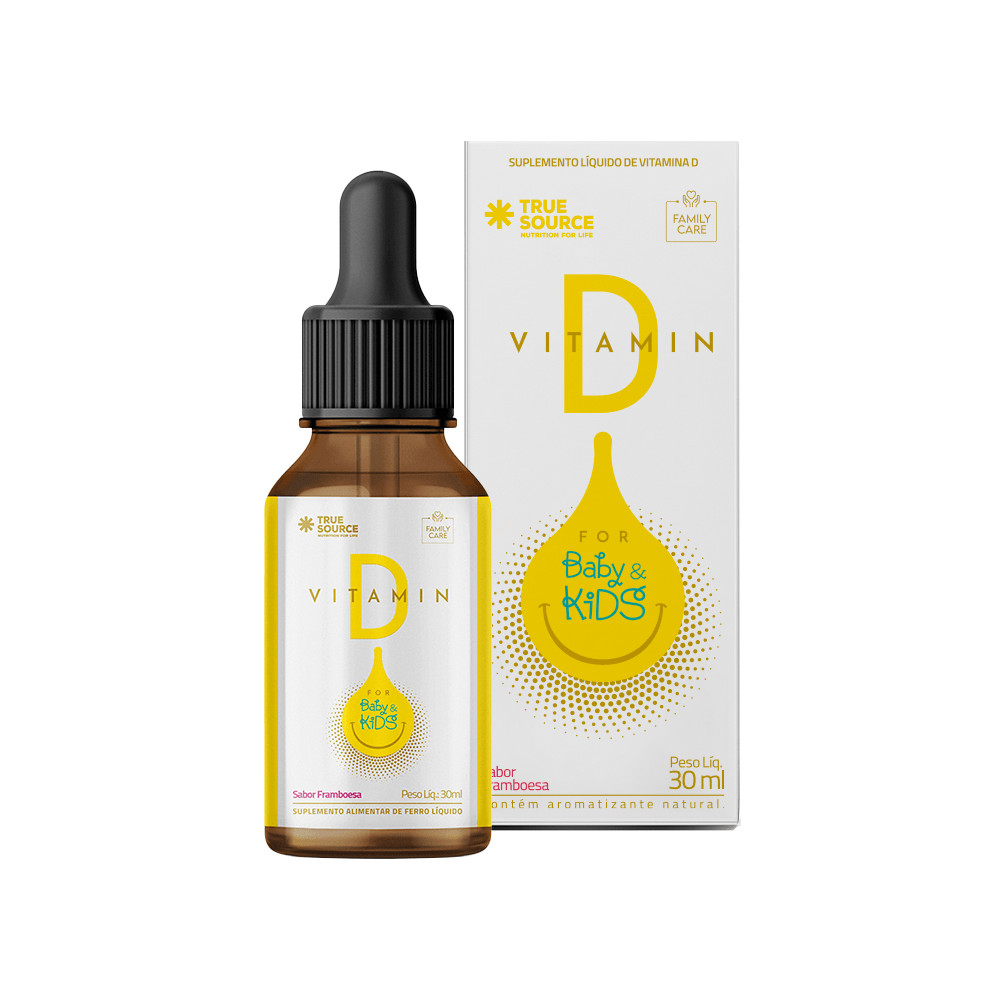 Multivitamínico Vitamin D Liquido 30 Ml True Source em Oferta na Shopee