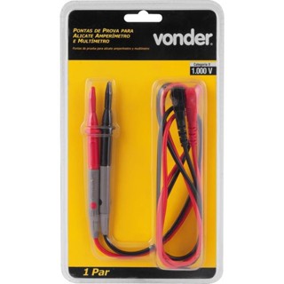 Ponta Prova Cat-Ii para Ali Com Multimetro Vonder em Oferta na Shopee