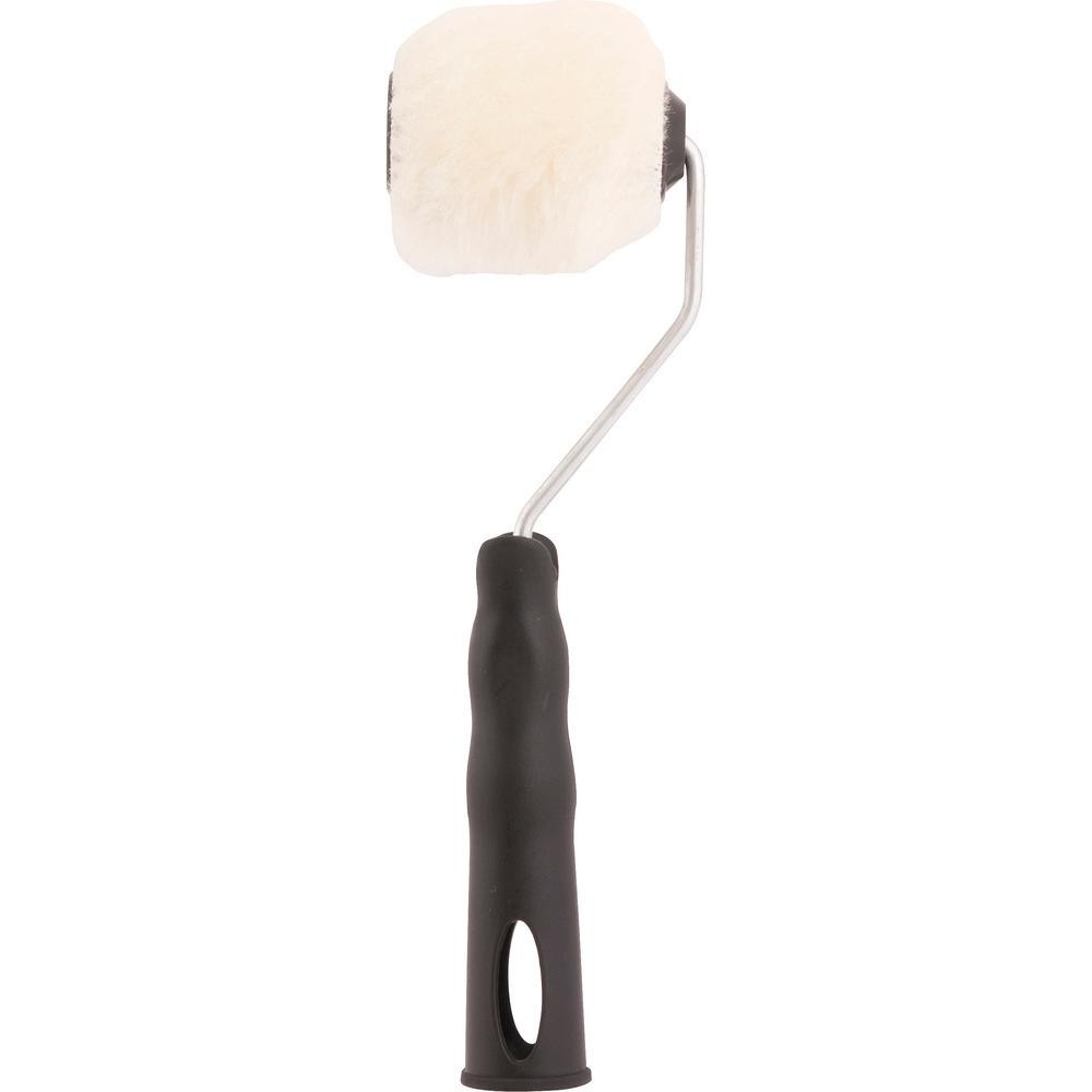 Rolo para Pintura Lã de Carneiro 05cm com Suporte Vd958 Vonder em Oferta na Shopee