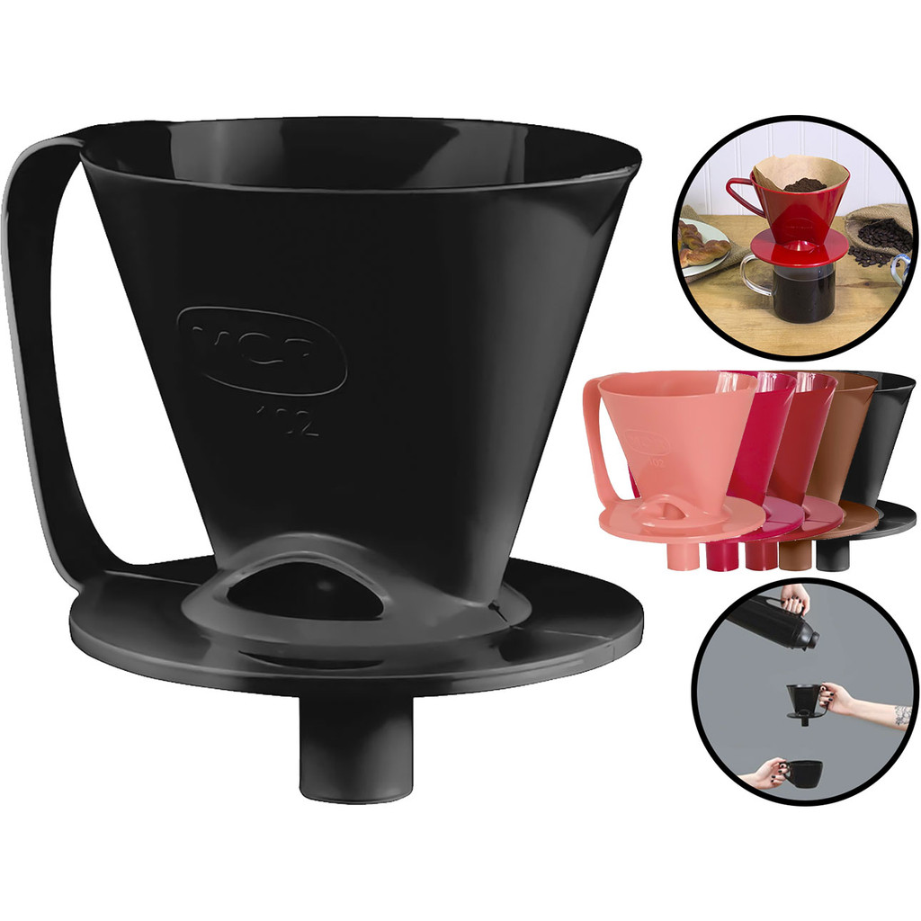 Suporte Para Coador De Café Plástico Suporte Filtro 102 Para Garrafas Reutilizável - Home & Living