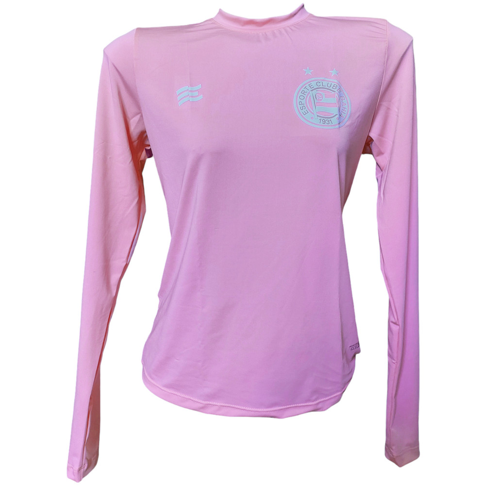 Camisa do Bahia Feminina com Proteção Solar UV Oficial Manga Longa Super Bolla