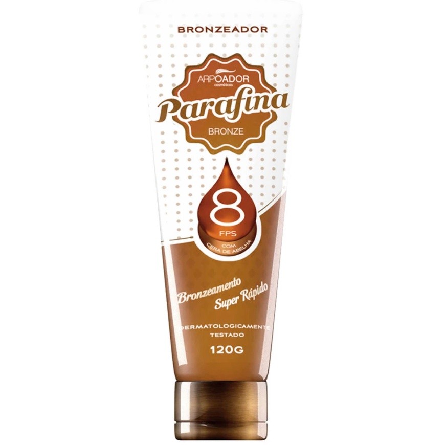 Parafina Bronze Bronzeador Cera de Abelha FPS8 Bisnaga 120g
