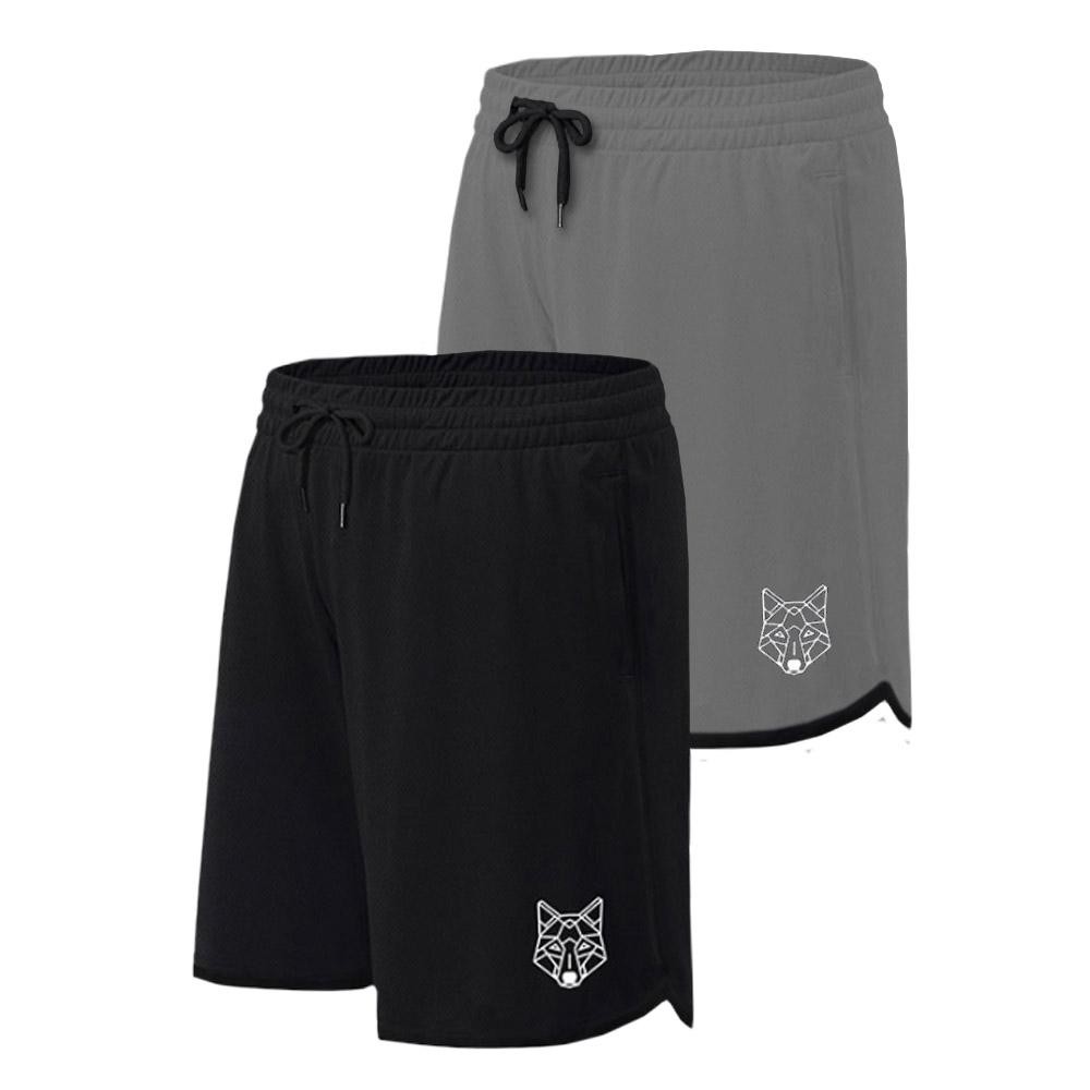 Kit 2 Bermudas Masculinas Dry Academia Lobo Alpha Co